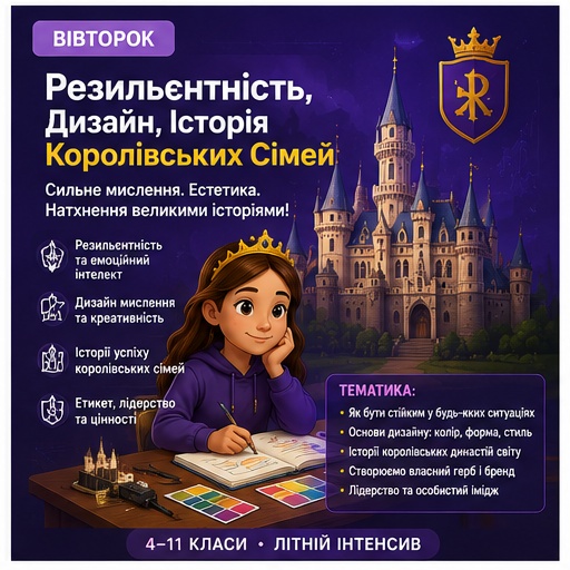 Резильєнтність, дизайн, історія королівських сімей